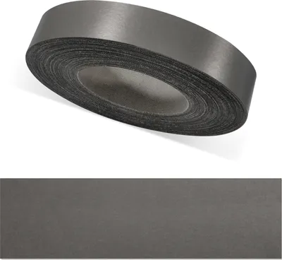 Produktbild von ben+camilla.com Kantenumleimer | Graphit Bleigrau 22 mm x 10 m | Sicherer, bequem, Profi Material
