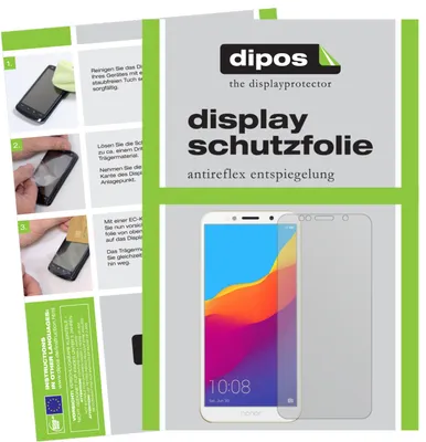 Produktbild von 2x Schutzfolie für Honor 7A matt Displayschutzfolie Folie Display Schutz dipos