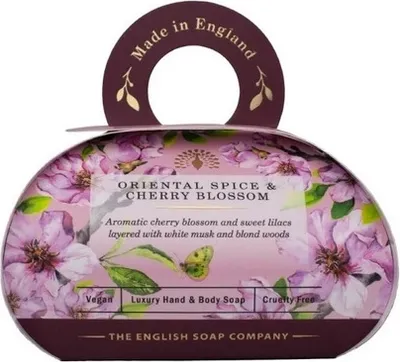 Obrázek produktu pro The English soap Company, Oriental Spice & Cherry Blossom.feste Seife 260 g