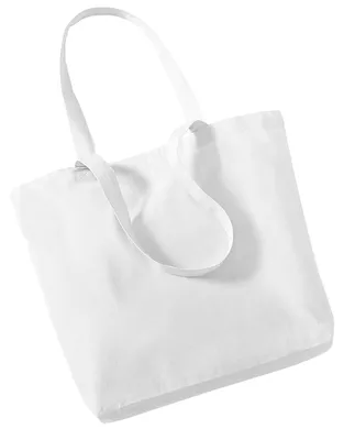 Image de Sac à provisions en Coton Westford Mill, 16 litres FK962 (taille unique) (blanc)
