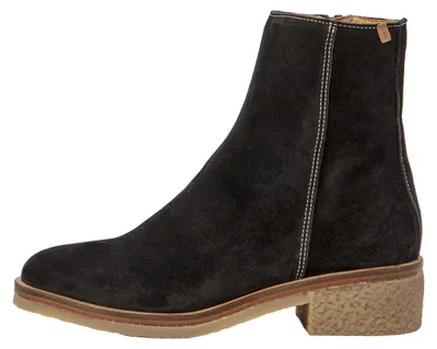 Image de El Naturalista Bottines à talons pour Femme N5940 SILK SUEDE BLACK / IRATI Couleur Noir