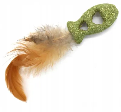 Produktbild von Nobleza Katzenspielzeug Fisch mit Katzenminze und Feder