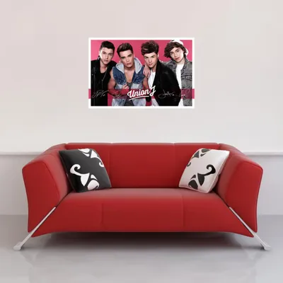 Produktbild von Union J - Poster - Pink + 1 Ü-Poster der Grösse 61x91,5cm