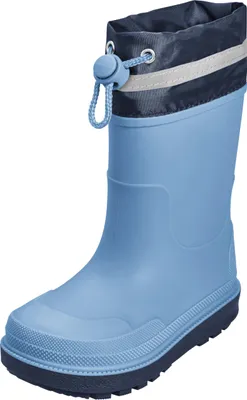 Immagine prodotto di Stivali da pioggia Playshoes, foderati, unisex, in gomma, per bambini, colore blu, taglia 33