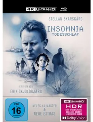 Produktbild von Todesschlaf - Insomnia, 1 4K UHD-Blu-ray + Blu-ray (2-Disc Limited Collector's Edition Mediabook)