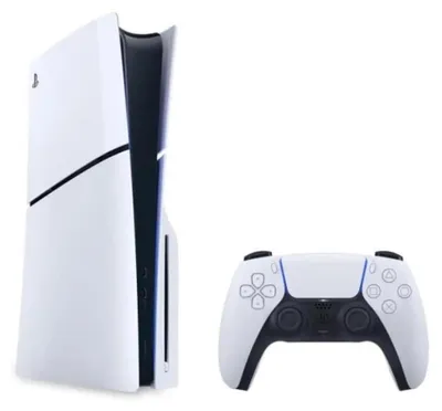 Produktbild von Sony PlayStation 5 Slim Disc Edition 1TB - White