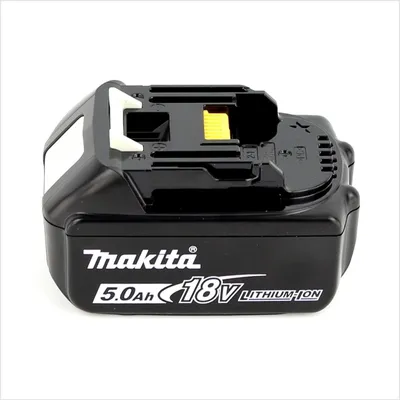 Produktbild von Makita 197570-9, Batterie- & Ladegerät-Set, Lithium-Ion (Li-Ion), 5 Ah, 18 V, Makita, Schwarz, Blau