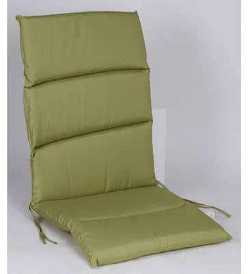 Produktbild von 4x BURI Rollstepp Auflagen Hochlehner Olive Stuhlkissen Sitzpolster Garten Bank
