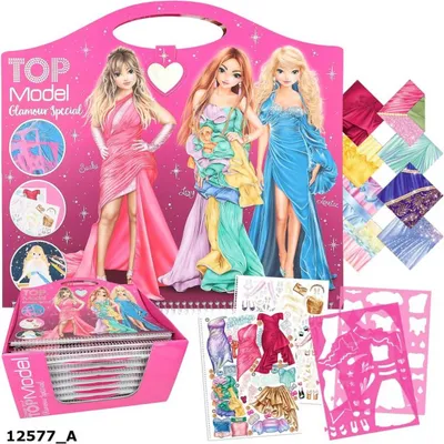 Produktbild von Depesche Malbuch Create your Glamour Special mit Stickern
