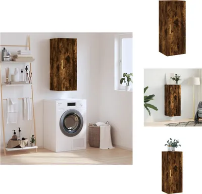 Produktbild von vidaXL Wandschrank Räuchereiche 34,5x34x90 cm -  Sideboards