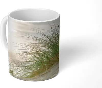 Produktbild von MuchoWow® Tasse Kaffeetasse Kaffeebecher 350 ml Dünen - Watteninseln - Wasser Teetasse - Fototasse - Becher - Keramikbecher - Teebecher - Kaffeetasse - Bürotasse