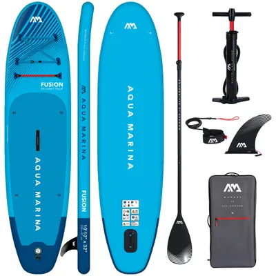 Obrázok produktu pre Aqua Marina Fusion SUP Board 330 cm nafukovací - univerzálny paddleboard pre začiatočníkov - modrý