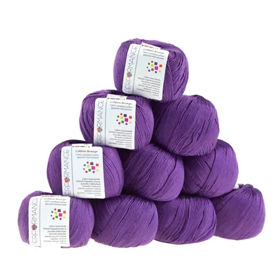 Strickgarn Cotton Breeze viollet