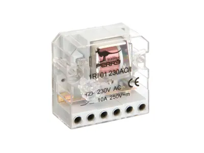 Immagine prodotto di Interruttore a impulsi PERRY 1RI01230AC/I, 230 V~, 1 contatto di commutazione