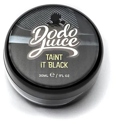 Produktbild von Dodo Juice Taint it Schwarzer Kunststoff- und Reifenschutz (30 ml)