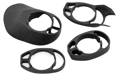 Image de Entretoise pour potence de vélo de course - Nylon noir