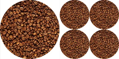 Obrázek produktu pro Podložky na stůl Bertoni 4+1 | Elegantní a odolné podložky z plsti - COFFEE