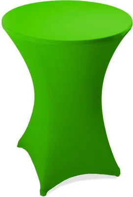 Produktbild von Stehtischhusse Stretch Stehtisch Ø 60 cm Tisch Husse Bistrotisch Apfelgrün