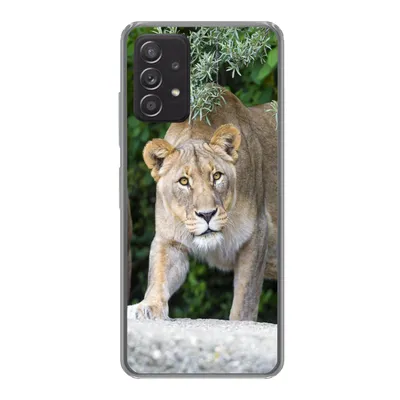 Produktbild von MuchoWow® Handyhülle Schutzhülle Hülle für Samsung galaxy a73 Löwinnen - Wilde Tiere - Jagd Silikon Softcase Handy Hülle - Handyhülle