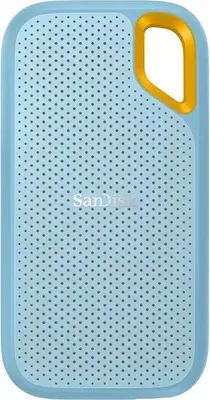 Produktbild von SanDisk Extreme - SSD - verschlüsselt - 1 TB - extern (tragbar) - USB 3.2 Gen 2 (USB-C Steckverbinder) - 256-Bit-AES - himmelblau
