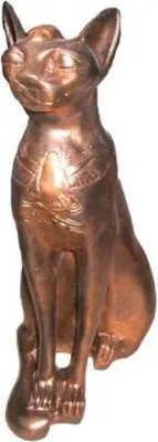 Produktbild von Figur Ägyptische Katze Bastet Statuen Figuren Dekoration Kunststoff 37cm Ägypten
