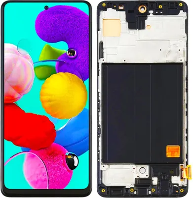 Produktbild von LCD-Display Touchscreen für Samsung Galaxy A51 SM-A515 Incell Rahmen