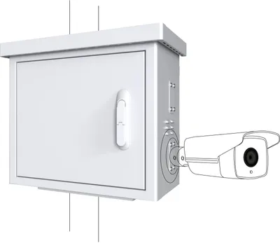 Zdjęcie produktu dla Lanview RCCTV002, 0U, 65 kg, Zamek, 40 kg, Biały