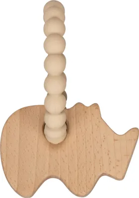 Produktbild von DAY Tierfiguren  Beißring – Silikon – Nashorn – Ivory Cream | Beißspielzeug