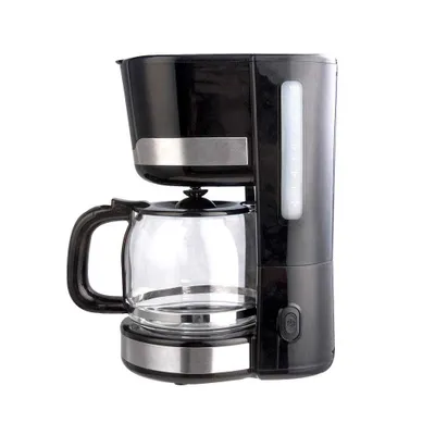 Produktbild von Ribelli Filterkaffeemaschine 1,5 Liter, Kaffeemaschine mit mit Glaskanne für 12 Tassen, 1000 Watt, Schwarz