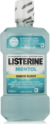 Image de Listerine Bain de bouche Mentol - Zéro alcool 500 ml