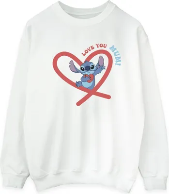 Produktbild von Disney - "Love You Mum" Sweatshirt für Herren BI31113 (XXL) (Weiß)