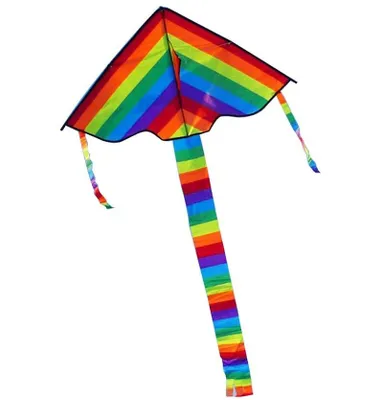 Produktbild von Einleiner-Drachen,,Rainbow,Streifen,Drachen,für,Kinder,ab,3,Jahren
