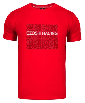 Image de Ozoshi - T-shirt pour homme PP9026 (XL) (rouge)