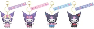 Obrázok produktu pre Sanrio Kuromi Cute Outfit Series Kľúčenka Kuromi Display (12)