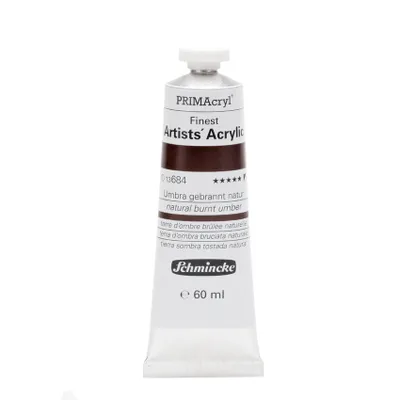 Produktbild von Schmincke 60ml PRIMAcryl Umbra gebrannt natur Acryl 13 684 011