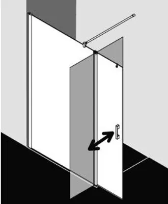Produktbild von Kermi PETFL12318VPK WALK-IN PEGA TFL 1230x