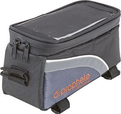 Produktbild von Prophete Fahrradtasche Rahmentasche 1,5L mit wasserdichtem Smartphone-Fach, kompatibel bis 5,5 Zoll, wasserabweisend, mit Kopfhörer-Ausgang