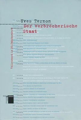 Produktbild von Der verbrecherische Staat