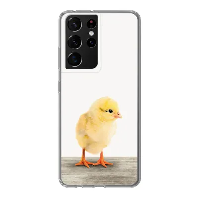Produktbild von MuchoWow® Handyhülle Schutzhülle Hülle für Samsung Galaxy S21 Ultra Küken - Tiere - Jungen - Mädchen - Kinder Silikon Softcase Handy Hülle - Mobiltelefon