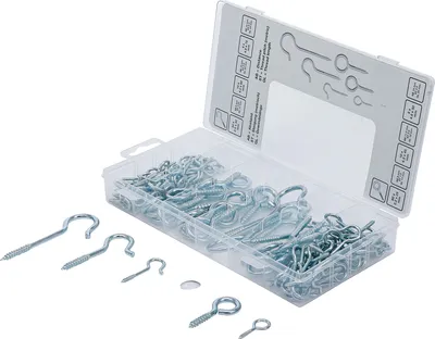 Obrázek produktu pro BGS technic Screw Hook / Ring Hook Assortment, 524 mm, 524 g