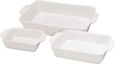 Produktbild von Cookinglife Ofenform-Set 3-teilig Weiß