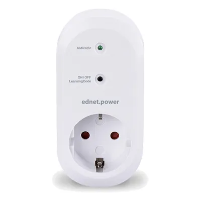 Produktbild von Ednet .power Funksteckdose Empfängereinheit für den Innenbereich, weiß, Drinnen, Weiß, 230 V, 16 A