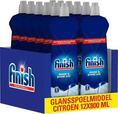 Produktbild von Finish Klarspüler Zitrone – 12 x 800 ml – Vorteilspackung