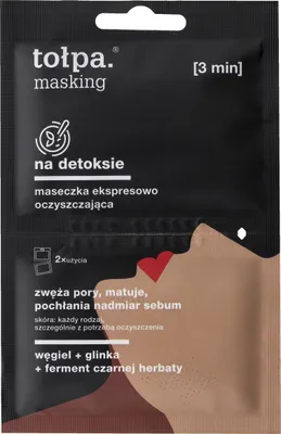 Immagine prodotto di TOŁPA Maschera Express Purificante - Detox, 5 ml x 2