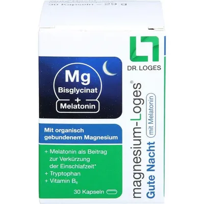 Productafbeelding van Magnesium- en melatonine supplement voor een goede nachtrust, 30 capsules