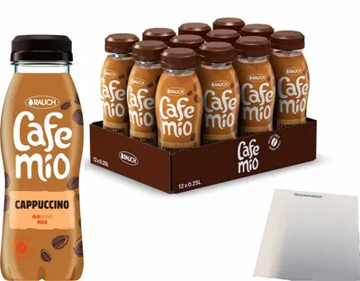 Produktbild von Rauch Cafemio Cappuccino (12x250ml Flasche) VPE + usy Block