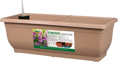 Produktbild von Nohel Garden Truhlík samozavlažovací TORENIE MODERN plastový matný Barva: Zelená, Šířka: 60 cm