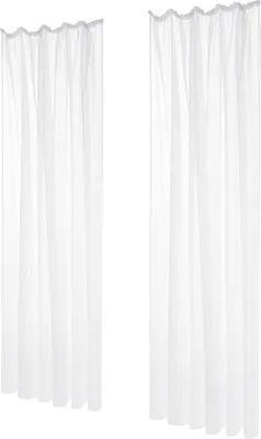 Produktbild von Famanu Voile Vorhang Set 2 Stück - Transparent