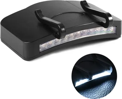 Zdjęcie produktu dla latarka czołowa 11 LED, biała czapka do nocnych aktywności, biwakowania, wędkowania, 1 szt