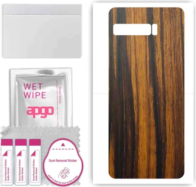 Produktbild von apgo Rückseite Schutzfolie, Skin, kompatibel mit Asus ROG Phone 3 ZS661KS, Hinten Displayschutzfolie aus Vinylfolie, kratzfest, einfache Montage - Tigerwood